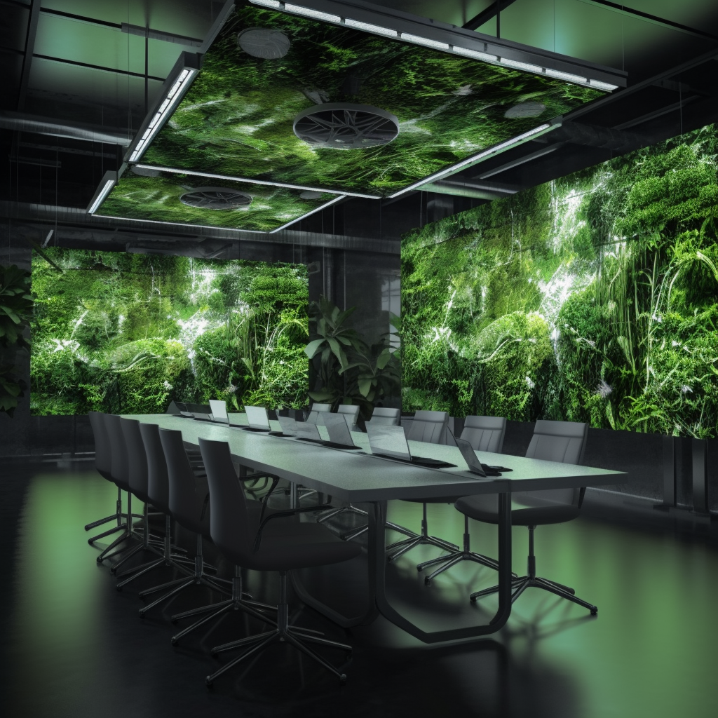 green conference room
