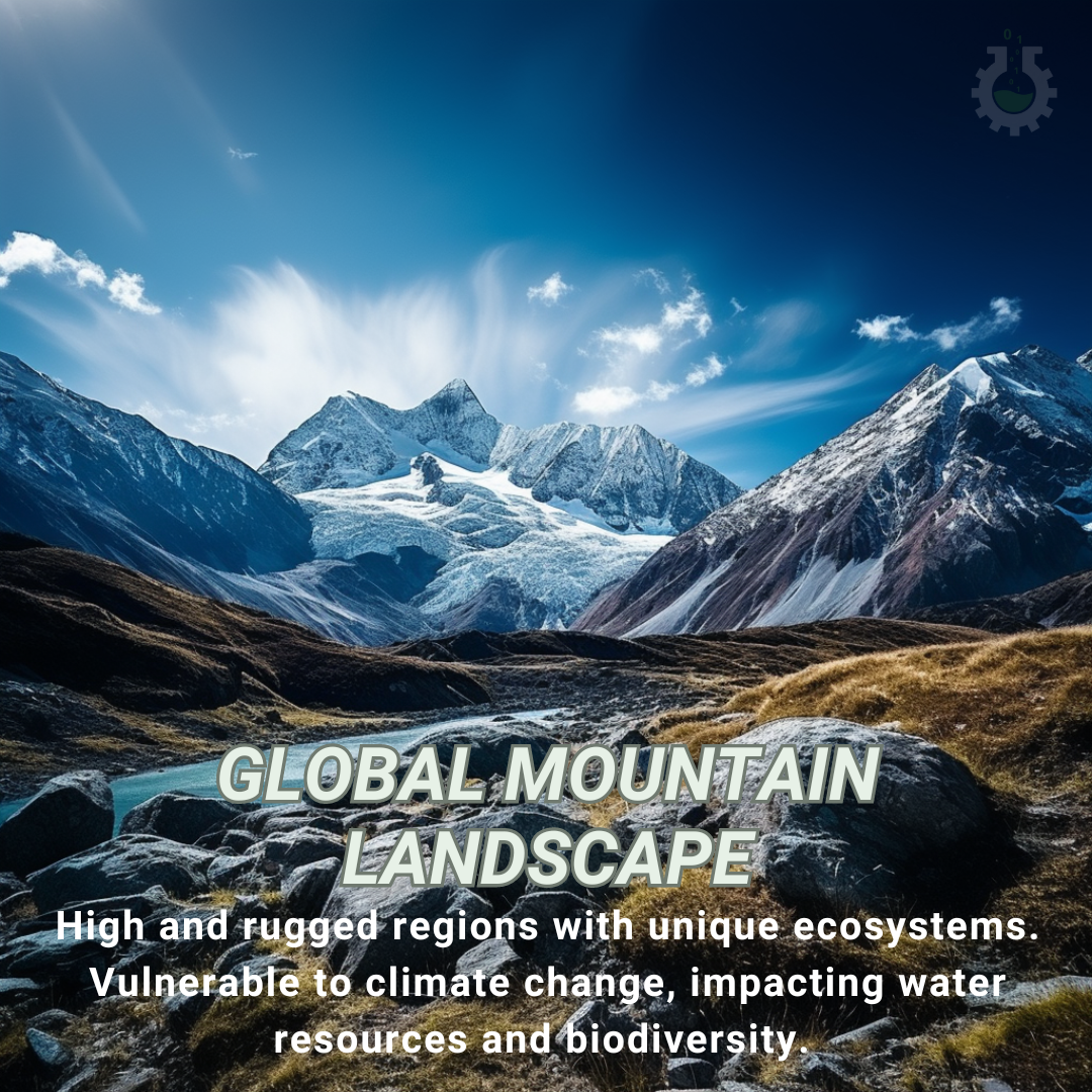 Climate Change Poster Mountain