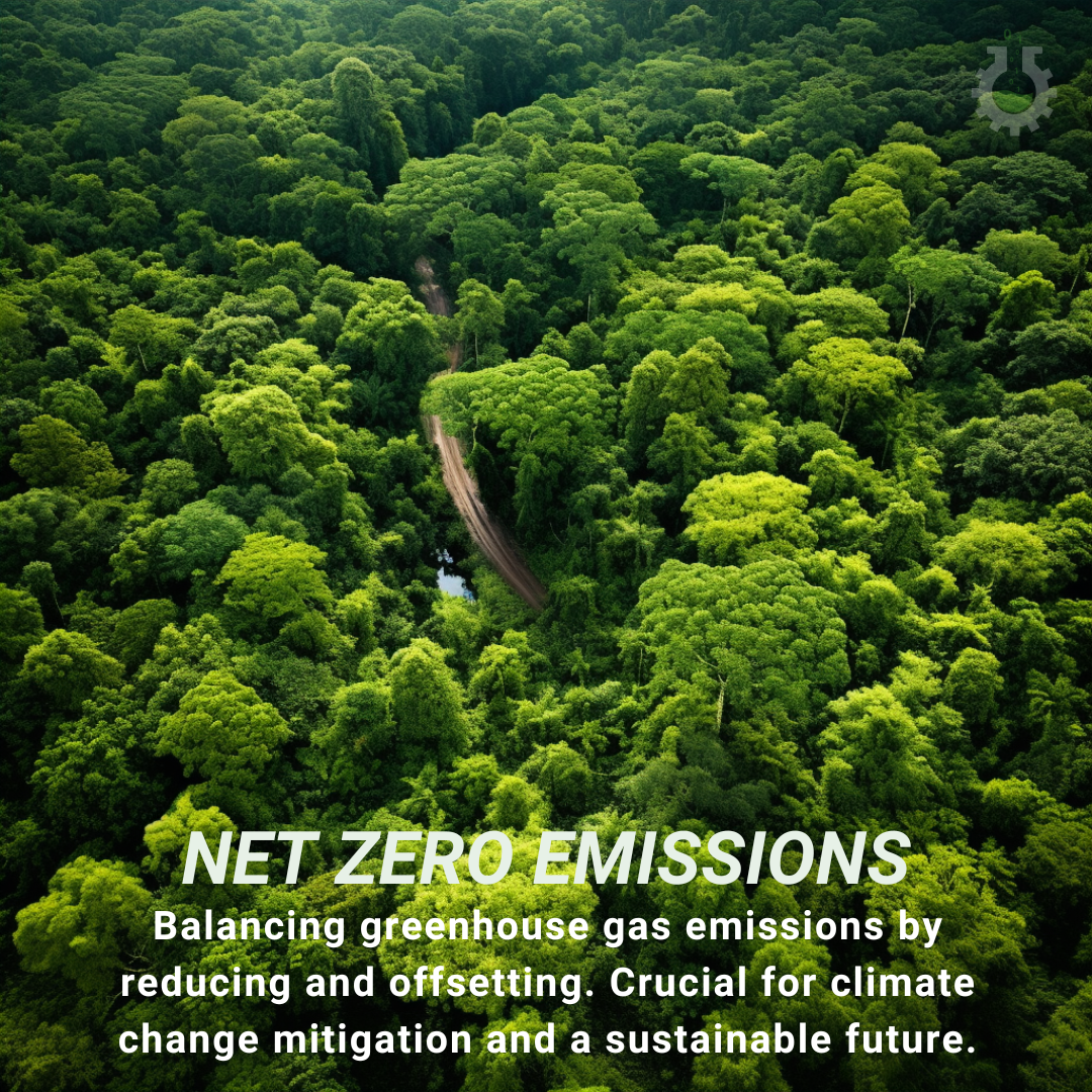 Climate Change Poster Net Zero