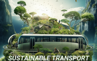 Climate Change Poster - sustainable transport