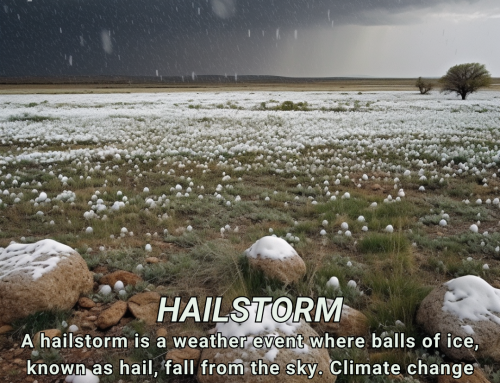 Climate Change Poster Collection of the Day – Hailstorm